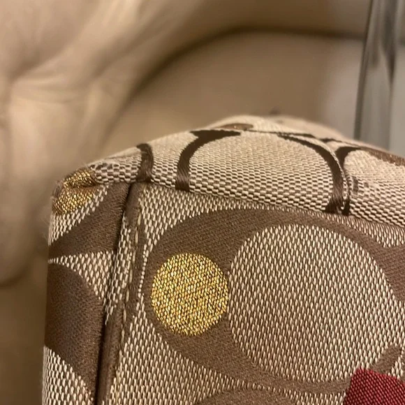 Coach Gold and Brown Tote Bag - Picture 16 of 16